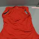 QINSEN Women's Square Neck Sleeveless Double-Layer Tank Tops Basic Tight T Shirts XL