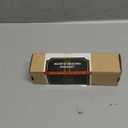 Magnetic Measuring Spoons Set of 6 Stainless Steel Dual Sided Stackable Teaspoon for Measuring Dry and Liquid Ingredients (Black)