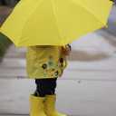 Arshiner Girl Baby Kid Waterproof Hooded Coat Jacket Outwear Raincoat Hoodies (Yellow, XS)