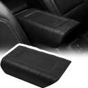 Center Console Armrest Cover Applicable to Ford Bronco 2021 2022 2023 2/4 Doors, Waterproof Car Interior Accessories Arm Rest Pad Cover Protector, Black