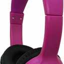 Kids Wireless Headphones, Over-Ear Design with Bluetooth 5.0, Adjustable Over-Ear Design (Pink)