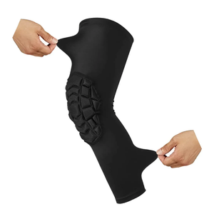 Knee Pads Compression Leg Sleeve Knee Sleeve for All Sports Wrestling Protector Gear, 1 Pair of Knee Paded M