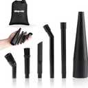 Shop-Vac Micro Cleaning Nozzle Kit, 1-1/4" Detailed-Cleaning Attachments for Compact Wet Dry Shop Vacuum, Storage Bag Included, 6 Pieces