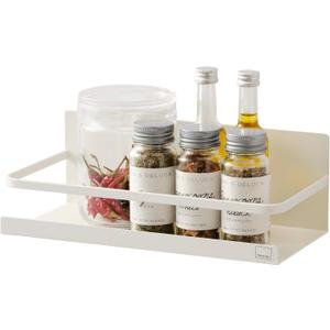 YAMAZAKI Home Magnetic Spice Storage Rack Organizer For Fridge - Steel