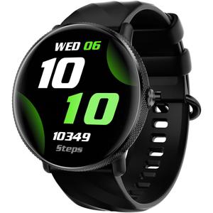 Smart Watch for Men Women 1.43-Inch AMOLED Display(Answer/Make Calls),Fitness & Health Tracker with Heart Rate,Sp02,Sleep Monitor,IP68 Waterproof Smartwatch Run Step Tracker Black
