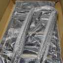 5 Step Ladder, Portable Steel Folding Stool with Wide Anti-Slip Pedal, Tool Platform, Sturdy Steel Ladder, Black