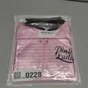 Sincere Party Pink Satin Jacket Back to the 50s Costume for Girls with Glasses,Scarf,Earrings (Large 8-10)