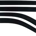 Husky Liners Low Profile Ventvisor Rain Guards | Fits 2009-2024 Dodge Ram 1500 (19-24 Classic Body) Crew CAB; 2010-2025 Ram 2500/3500, Crew CAB ONLY | Front & Rear, Matte Black, 4-pcs. | 2867004