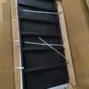 Storage Shelves Heavy Duty Adjustable Metal Garage Shelving Unit Rack Metal Storage Shelf Heavy Duty Shelf for Heavy Tools and Equipment, Ideal for Garage, Basement, Black, 47" W X 63" H X 24" D