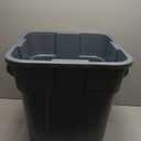 Rubbermaid Commercial LLDPE Square Brute 28-Gallon Trash Can without Lid, Gray, For Restaurants/Garages/Offices/Mailrooms/Classrooms