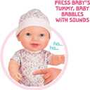 Mother Love Potty Training Doll,15 Inches Interactive Baby Doll, Baby Doll that Pees with Drinking,Baby Dolls that cry,with Feeding Toy, for 3+ Year Old Girls and Boys Gifts, Pretend Play, 15.3 Inches X 4.7 Inches X 7 Inches