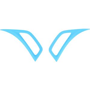 Voodonala for Jeep JL ABS Side Air Conditioning Vent Outlet Decoration Trim for 2018-2026+ Jeep Wrangler JL JLU Gladiator JT 4xe Light Blue