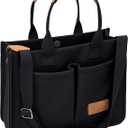 Canvas Tote Bag for Women,Women's Bags Crossbody Bags Work Laptop Tote Bag Large Handbags Purse for Travel Nurse Teacher