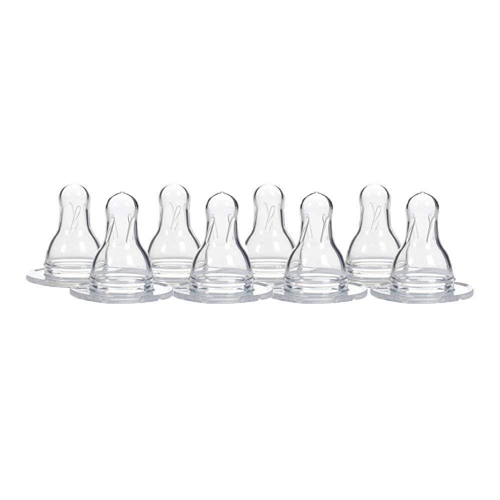 6 x Dr. Brown's 8 Pack Natural Flow Level 3 Standard Nipple