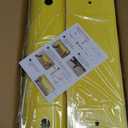 ROBLOCK 22" Parking Stopper for Home Garage & Outside, Heavy Duty Garage Stoppers for Protecting Your Vehicle, Parking Aids for New Drivers, Wheel Stops for Cars, Vans, Trailer, 2 Packs, Yellow (3.1"H Updated 2Pcs)