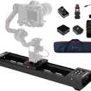 IFOOTAGE Shark Nano II Motorized Camera Slider 26"/66cm, 360-Degree Rotary Axis, Compatible with DJI RS5, RS4 Pro, RS4, RS3 Pro, RS2 Pro, RS2, Gimbals 5-Axis Coordinated Shooting