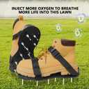 Lawn Aerator Shoes with Adjustable Straps - for Lawn Aeration or as Screed Shoes - Lawn Aerator Shoes as Perfect Aerator Lawn Tool - Medium