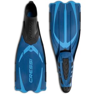 Cressi Adult Snorkeling Full Foot Pocket Fins Made with Advanced Technology - Pluma: Made in Italy (EU 41/42 | US Man 8-9 | US Lady 9-10)