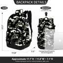 rickyh style School Backpack Travel Bag for Men & Women Lightweight College Back Pack with Laptop Compartmen
