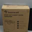 Bonsaii Paper Shredder for Home Use, 8-Sheet StripCut Home Office Shredder, CD/Credit Card Shredder Machine with Overheat Protection, 3.4 Gallons Wastebasket