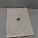 Compatible with MacBook Pro 13 inch Case M2 2024, 2023, 2022-2016 A2338 M1 A2251 A2289 A2159 A1989 A1708 A1706, Checkered Textured Cream Leather Hard Shell & Keyboard Cover, Beige Checkerboard