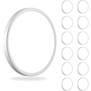 12Pack 3200lm LED Flush Mount Ceiling Light, Super Slim 12 inch Ceiling Light, 5000K LED Light for Bedroom, Living Room, Dining Room, Garage, Office, Warehouse (White)