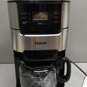 Gevi 10-Cup Drip Coffee Maker with Built-in Burr Grinder & Programmable Timer, 1.5L Water Tank, Auto Keep-Warm, Reusable Filter - Fresh Ground Coffee Machine (Black)