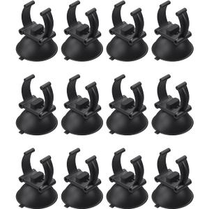 Pawfly Aquarium Heater Suction Cups Fish Tank Tube Light Sucker Holders 1.1 Inch Fixing Clips for Large Aquarium Heating Rod and Submersible Light (Not for Airline Tubing), 12 Pack