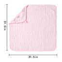 CoolaPeach Hooded Baby Towels for Newborn 2 Pack 100% Muslin Cotton