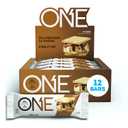 ONE Protein Bars, Smores, Gluten Free with 20g Protein and 1g Sugar, Pantry Staples, 2.12 oz (12 Count), Packaging May Vary