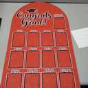 CroBlissful 27 x 16 Inch Graduation Photo Board Picture Frames Wall Decor Collage Display Red Felt Board for 4 x 3 Inch Photo DIY Picture Holder 2026 Graduation Party Decorations