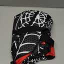 Gym Bag for Men Women, Carry on Travel Duffel Bag with Trolley Sleeve, Black and Red Waterproof Weekender Overnight Bags with Shoes and Wet Clothes Compartment for Sleepover Workout Sports