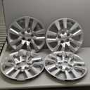 16in ABS Hubcaps for 2013-2018 Nissan Altima Sedan | OEM-Style 6-Spoke Wheel Covers (Set of 4) | Anti-Rust/Weatherproof Design (Gloss Silver)