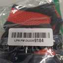 2 Pieces Guinea Pig Clothes Baby Ferret Rats Hamster Soft Mesh Harness Leash Vest Set with Bell for Guinea Pigs, Hamster, Ferret, Rabbit, Chinchilla and Similar Small Animals Black, Red