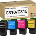 C310 C315 Toner Cartridge High Yield Compatible for Xerox C310 C315 006R04356 006R04357 006R04358 006R04359 Toner Replacement for Xerox C310 C310DNI C310DNIM C315 C315DNI Printer (4-Pack, BK/C/M/Y)