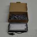 50W LED Black Light 2 Pack, Ultra Thin Black Lights Flood Lights with On/Off Switch, Glow in The Dark, for Party, Halloween, Body Painting