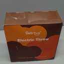 Bearhug 60"x50" Heated Blanket Throw, Electric Heating Blanket with 6 Heat Settings & 4H Auto Shut-Off, Velvet Flannel Throw for Couch, Machine Washable, ETL Certified