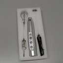 Colarlemo Milk Frother Handheld Rechargeable, Frother Wand Drink Mixer Electric Whisk for Coffee, Detachable With 3 Stainless Whisks, Hand Mixer for Lattes, Cappuccino, Matcha, Egg, No Stand, Silver