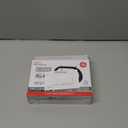 GE Modern Loop Rabbit Ears Indoor TV Antenna, 15 inch Extendable Dipoles, 4K 1080P VHF UHF, Tabletop Antenna, Digital HDTV Antenna, Smart TV Compatible, 4ft Coaxial Cable, Black, 33675