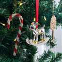 5 x 2025 Baby's First Christmas Ornament, Christmas Ornaments Hanging Ornaments for Xmas Tree Decorations Keepsake Gifts for Sisters Mom Grandma Women