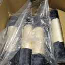 Heybly Cat Tree with Toy, Cat Tower Condo for Indoor Cats, Cat House with Padded Plush Perch, Cozy Hammock and Sisal Scratching Posts, Smoky Gray HCT004SG (43.3 inch)