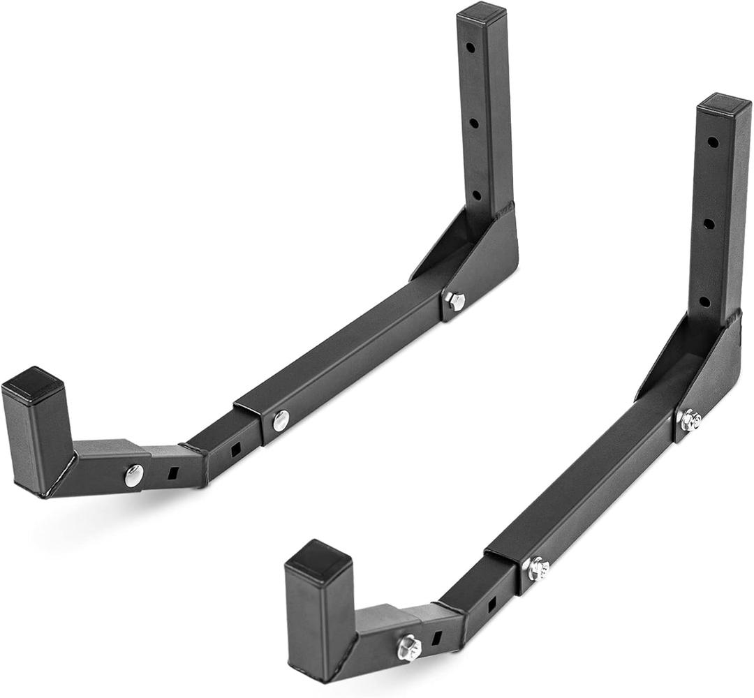AA Products Inc. Kayak Wall Mount Storage Rack Storage Hanger Foldable Hooks Hanging Wall Frame for Kayaks, Paddleboard and Canoe, Set of 2