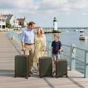 KUNEL Luggage Sets 3 Piece, Hardshell Expandable Suitcase,l