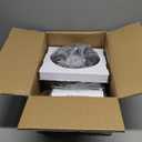 La Reveuse Food Processor, Electric Food Chopper with 7-Cup (1.7L) Glass Bowl, 4 Bi-Level Blades for Chopping, Grinding, Mincing, Whisking, Meal Prep, 300W, Blue