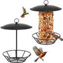 2 Pcs Suet Feeder Cylinder Bird Feeder, S-6-2 Cylinder Birds Feeders for Outdoors, Bird Suet Cake Holder Backyard Wild Birdfeeding Birds Feeders for Outdoor Garden Accessories