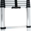 WFLNHB Extension Ladder 6.6ft Aluminum 330lbs, Non-Slip Pad One-Touch Retractable Compact Foldable Extension Ladders, Portable Multi-Purpose Suitable for RV or Outdoor Work, Home, Attic Use