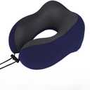 Travel Pillow, Comfortable Support Memory Foam Pillow, Travel Pillow, Car Pillow, Travel Pillow Suitable for Travel, Office and Home (Navy Blue)