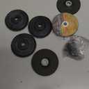 SI FANG 16Pcs 3 inch Cut-Off Wheel Grinding Wheel Flap Discs Kit with 3/8" Arbor 1/4" Stem Mounting Mandrel Die Grinder Accessories Drill Attachment, Metal Stainless Steel Wood Cutting and Grinding