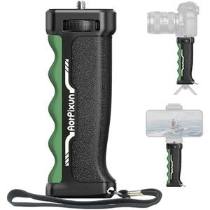 AorPixun Profession Ergonomic Camera Handle Grip - Universal 1/4'' Handheld Stabilizer for Action, GoPro, DSLR, Digital Video & Camcorder