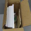 Cycodo 8 in 1 Acrylic Hamster Cage,2-Tier Dwarf Hamster Cage with Wooden Wheel & Hideout,Small Hamster Habitat with Accessories,Clear Pet Mice House(White,14" L*10" W*11" H)